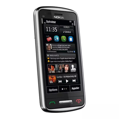(Pre-Owned, Very Good) Nokia C6-01 Symbian 3 Smartphone With AMOLED Display and 8MP Camera (Premium Build) (Silver and Black) (90 Days Warranty)