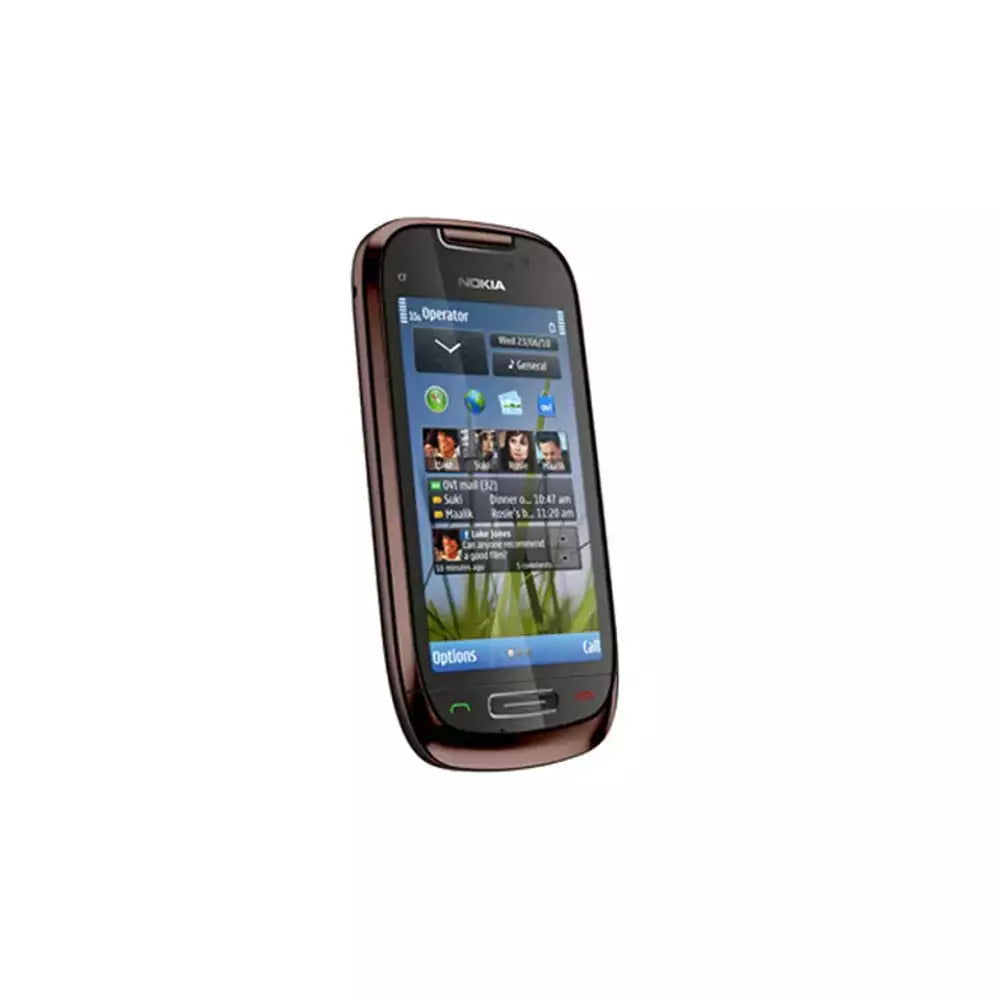 (Pre-Owned, Very Good) Nokia C7 Symbian Smartphone With 8MP Carl Zeiss Camera (Silver and Black) (60 Days Warranty)