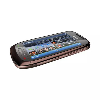 (Pre-Owned, Very Good) Nokia C7 Symbian Smartphone With 8MP Carl Zeiss Camera (Silver and Black) (60 Days Warranty)