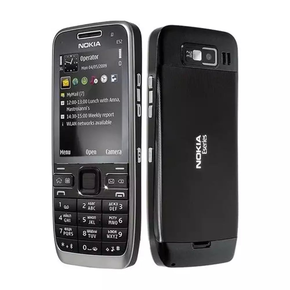 (Pre-Owned, Excellent) Nokia E52 E-Series Smartphone 3.2 MP Camera (Black) (60 Days Warranty)