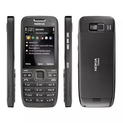 (Pre-Owned, Excellent) Nokia E52 E-Series Smartphone 3.2 MP Camera (Black) (60 Days Warranty)