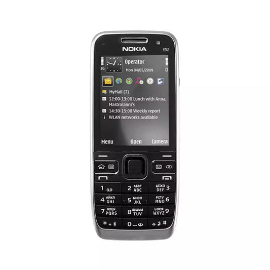 (Pre-Owned, Excellent) Nokia E52 E-Series Smartphone 3.2 MP Camera (Black) (60 Days Warranty)