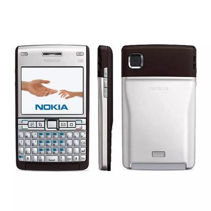 (Pre-Owned, Good) Nokia E61i Communicator With Full QWERTY Keyboard (Stainless Steel Build) (Brown and Silver) (60 Days Warranty)