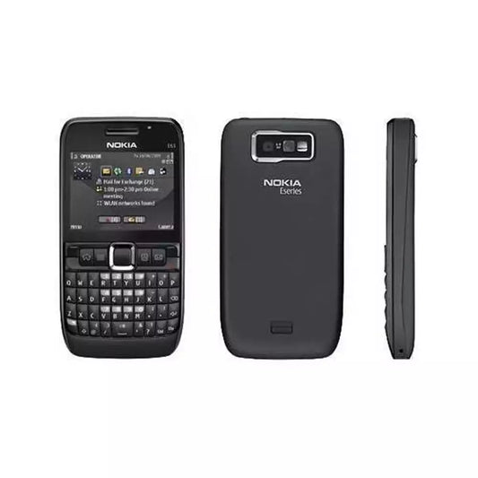 (Pre-Owned, Good) Nokia E63 Symbian Smartphone With Physical QWERTY keyboard (Black) (60 Days Warranty)