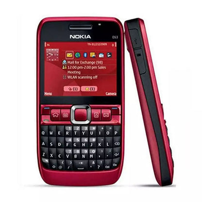 (Pre-Owned, Good) Nokia E63 Symbian Smartphone With Physical QWERTY keyboard (Black) (60 Days Warranty)