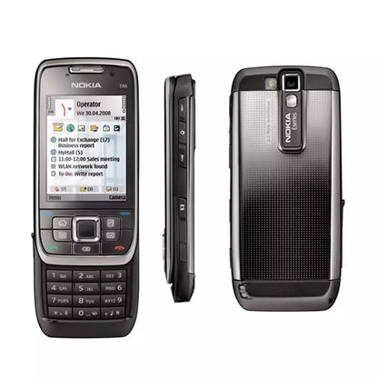 (Pre-Owned, Excellent) Nokia E66 E-Series Slider Phone With Premium Stainless Steel Build (White) (With New Housting) (90 Days Warranty)