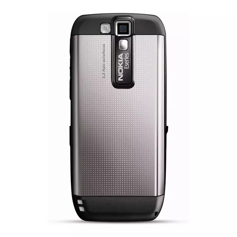 (Pre-Owned, Excellent) Nokia E66 E-Series Slider Phone With Premium Stainless Steel Build (White) (With New Housting) (90 Days Warranty)