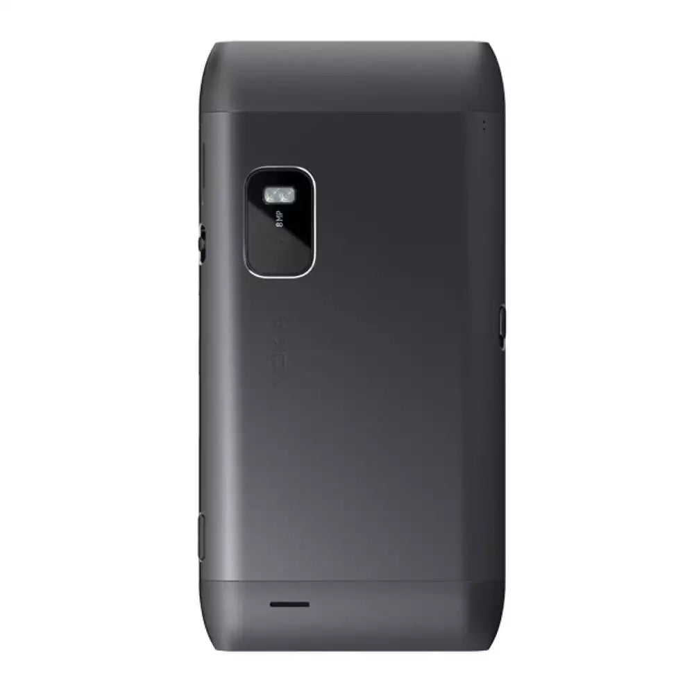 (Pre-Owned, Excellent) Nokia E7 Phone with Touchscreen, QWERTY Keyboard, Easy E-mail Setup, GPS Navigation, 8 MP Camera (FM Radio) (16 GB) (Dark Grey) (With New Housing) (90 Days Warranty)