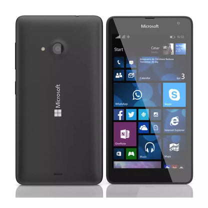 (Open Box Condition) Microsoft Lumia 535 Windows Phone (Black) (120 Days Warranty) (Comes With Original Box and Accessories)