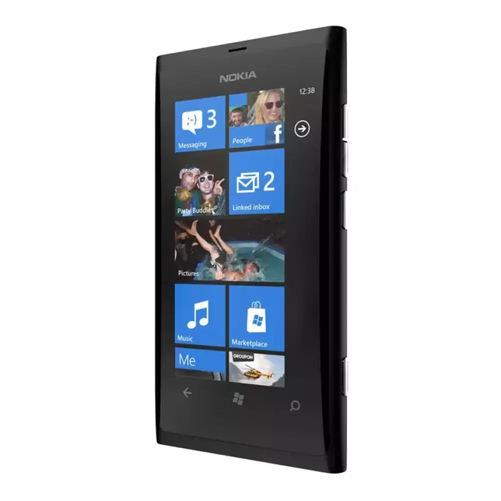(Pre-Owned, Very Good) Nokia Lumia 800 Windows Smartphone (16 GB) With Clear Black AMOLED Display (White) (With Retail Box) (60 Days Warranty)