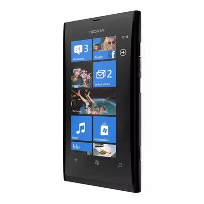 (Pre-Owned, Very Good) Nokia Lumia 800 Windows Smartphone (16 GB) With Clear Black AMOLED Display (White) (With Retail Box) (60 Days Warranty)