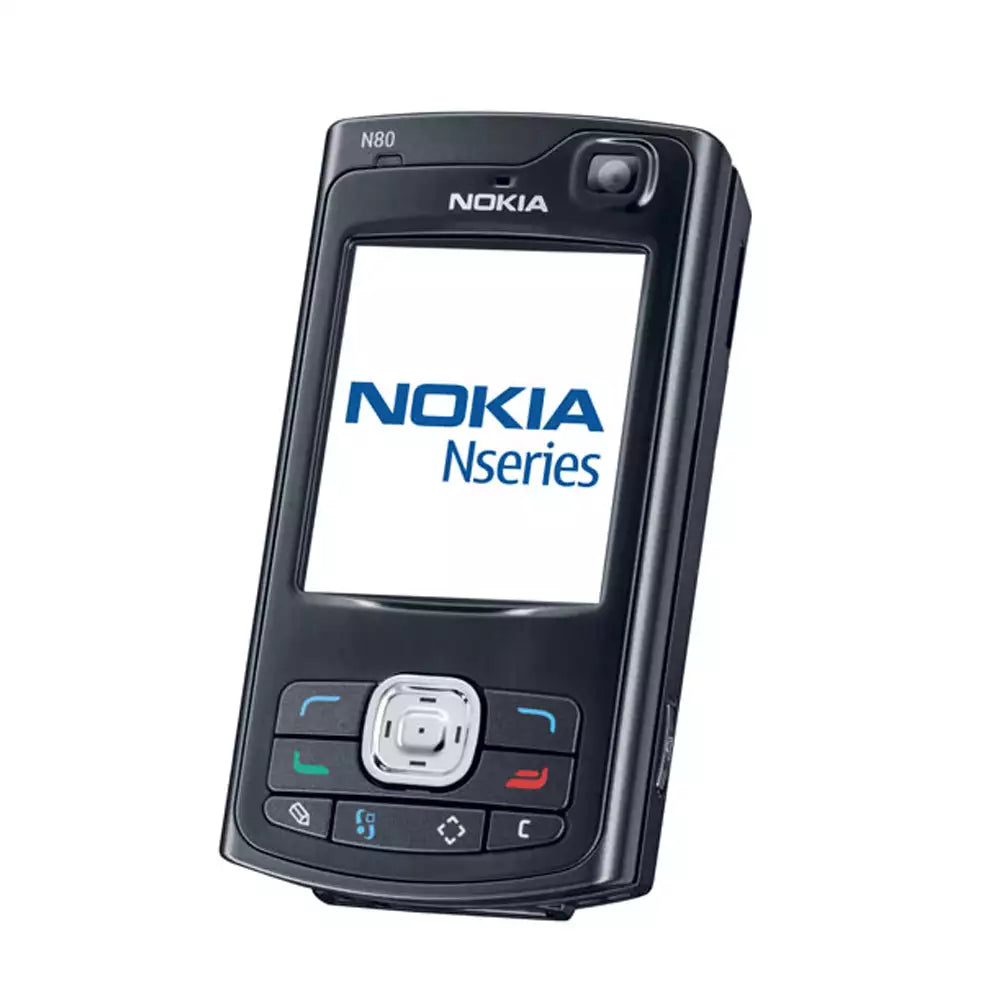 (Pre-Owned, Good) Nokia N80 N-Series Slider Phone With 3.2MP Camera (Black)