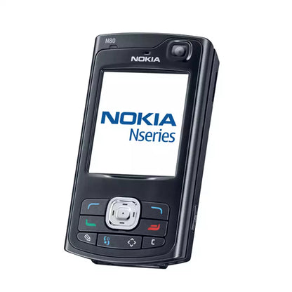 (Pre-Owned, Good) Nokia N80 N-Series Slider Phone With 3.2MP Camera (Black)