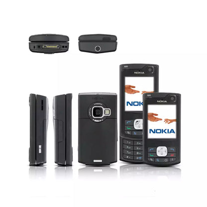 (Pre-Owned, Good) Nokia N80 N-Series Slider Phone With 3.2MP Camera (Black)