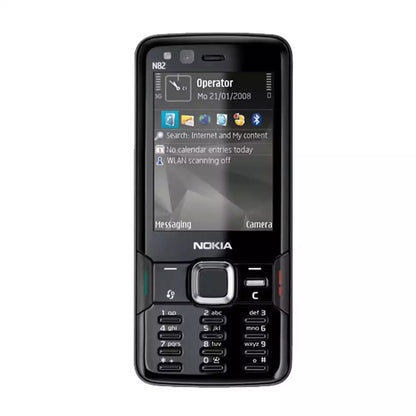 (Open Box Condition) Nokia N82 Symbian Mobile Phone With 5 MP Carl Zeiss Camera and Xenon Flash, Stereo Speakers (Black) (60 Days Warranty)