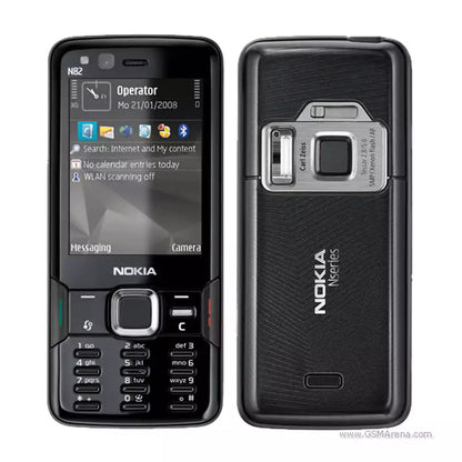(Open Box Condition) Nokia N82 Symbian Mobile Phone With 5 MP Carl Zeiss Camera and Xenon Flash, Stereo Speakers (Black) (60 Days Warranty)