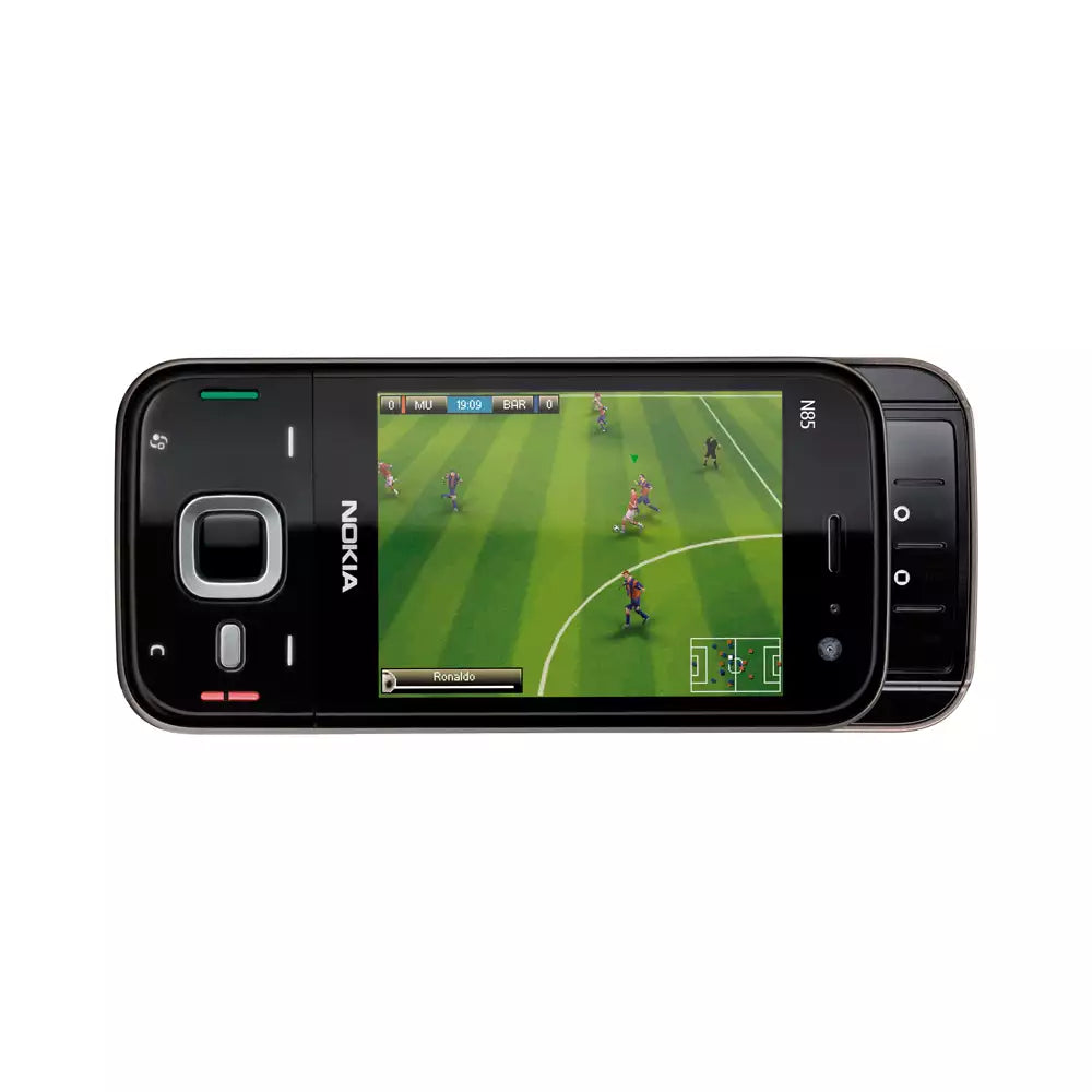 (Pre-Owned, Very Good) Nokia N85 Dual Slider Phone With AMOLED Display and 5MP AF Camera (Black) (90 Days Warranty)
