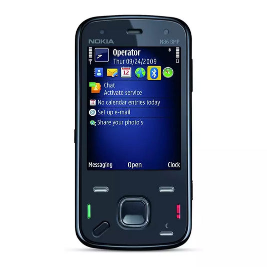 (Pre-Owned, Very Good) Nokia N86 Premium Dual Slider Phone With AMOLED Display and 8MP Carl Zeiss Camera (8GB) (90 Days Warranty)