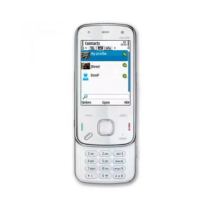 (Pre-Owned, Good) Nokia N86 Dual Slider Symbian Smartphone With 8MP Camera and AMOLED Display (8GB) (White) (60 Days Warranty)