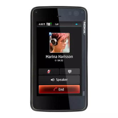 (Pre-Owned, Good) Nokia N900 Smartphone/Mobile Computer with 3.5-Inch Touchscreen, QWERTY, 5 MP Camera, Maemo OS, (32 GB) (Black) (45 Days Warranty)
