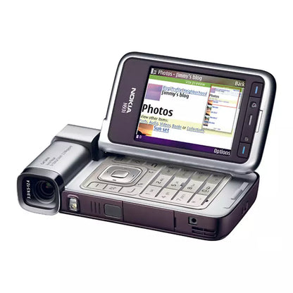 (Open Box Condition) Nokia N93i Flip N-Series Camcorder Phone With 3x Optical Zoom (SIlver) (120 Days Warranty) (With New Housing)
