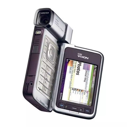 (Open Box Condition) Nokia N93i Flip N-Series Camcorder Phone With 3x Optical Zoom (SIlver) (120 Days Warranty) (With New Housing)
