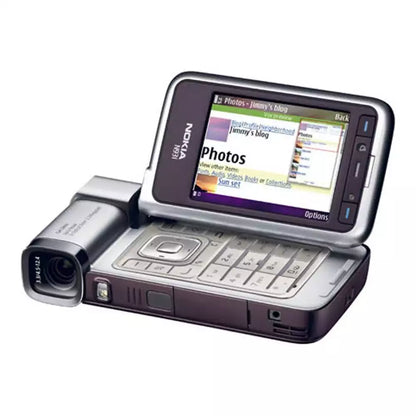 (Open Box Condition) Nokia N93i Flip N-Series Camcorder Phone With 3x Optical Zoom (SIlver) (120 Days Warranty) (With New Housing)