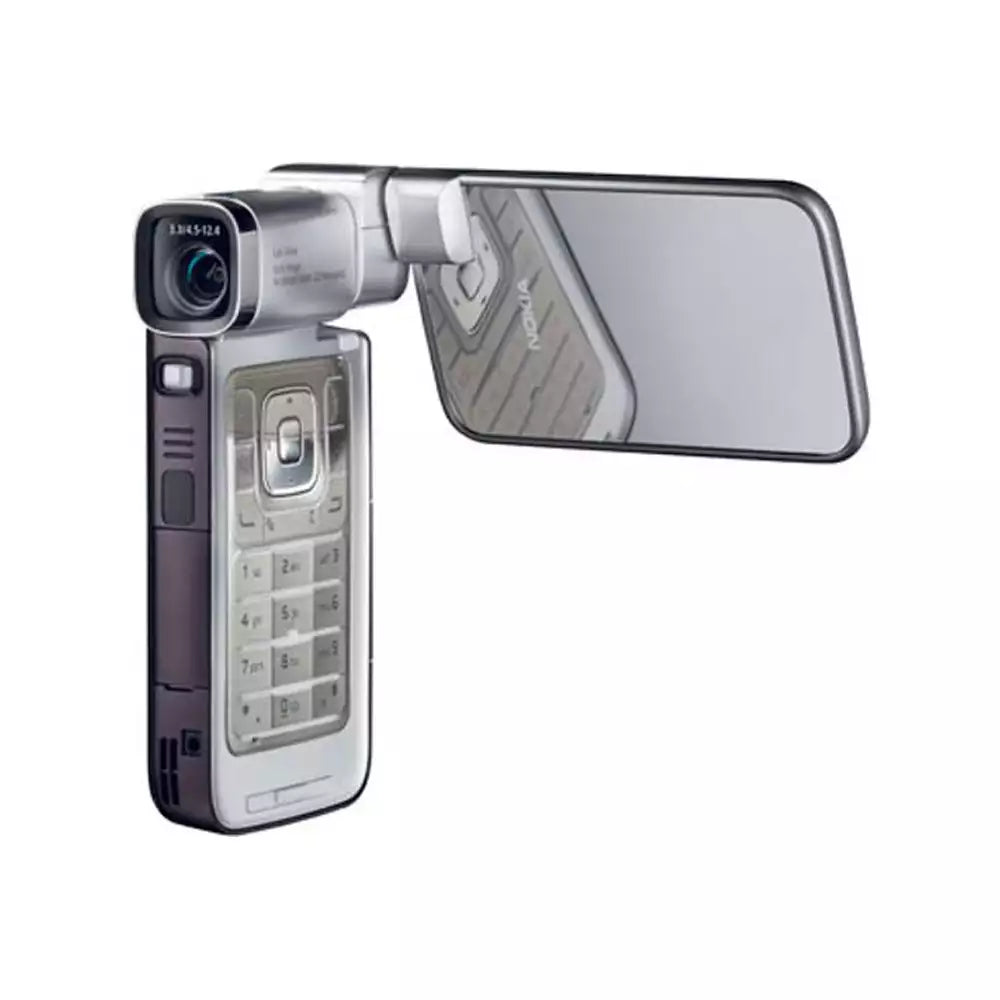 (Open Box Condition) Nokia N93i Flip N-Series Camcorder Phone With 3x Optical Zoom (SIlver) (120 Days Warranty) (With New Housing)