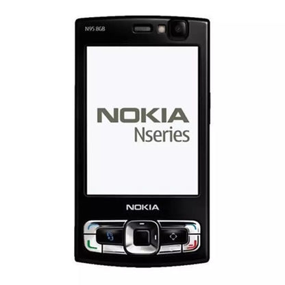 (Pre-Owned, Good) Nokia N95 8GB Mobile Phone 5MP Carl Zeiss Camera (8GB) (Black) (90 Days Warranty)