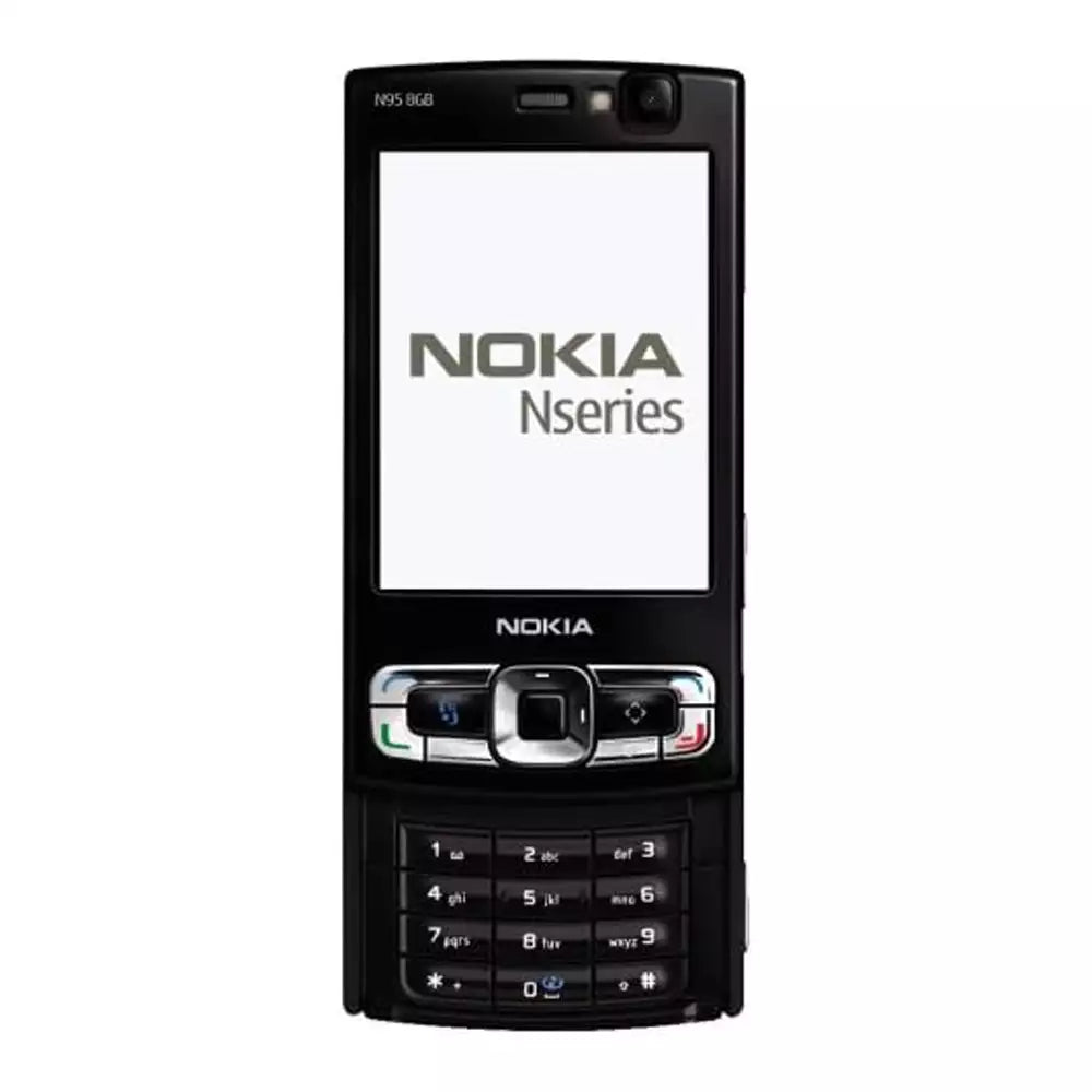 (Pre-Owned, Good) Nokia N95 8GB Mobile Phone 5MP Carl Zeiss Camera (8GB) (Black) (90 Days Warranty)