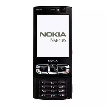 (Pre-Owned, Good) Nokia N95 8GB Mobile Phone 5MP Carl Zeiss Camera (8GB) (Black) (90 Days Warranty)