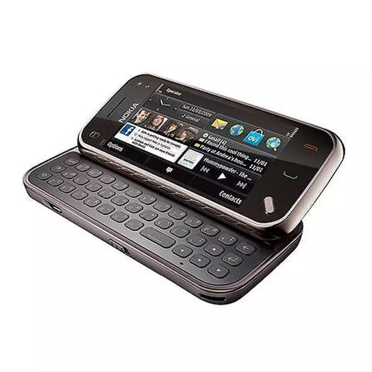 (Pre-Owned, Very Good) Nokia N97 Mini 8GB With Slide-Out QWERTY Keyboard, 5MP Carl Zeiss Camera (Garnet Brown)