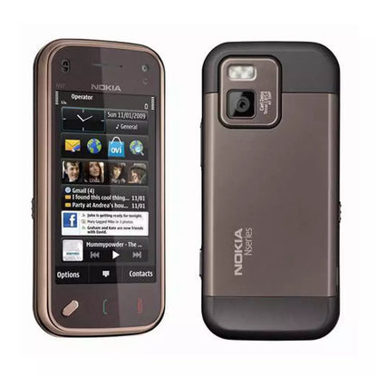 (Pre-Owned, Very Good) Nokia N97 Mini 8GB With Slide-Out QWERTY Keyboard, 5MP Carl Zeiss Camera (Garnet Brown)