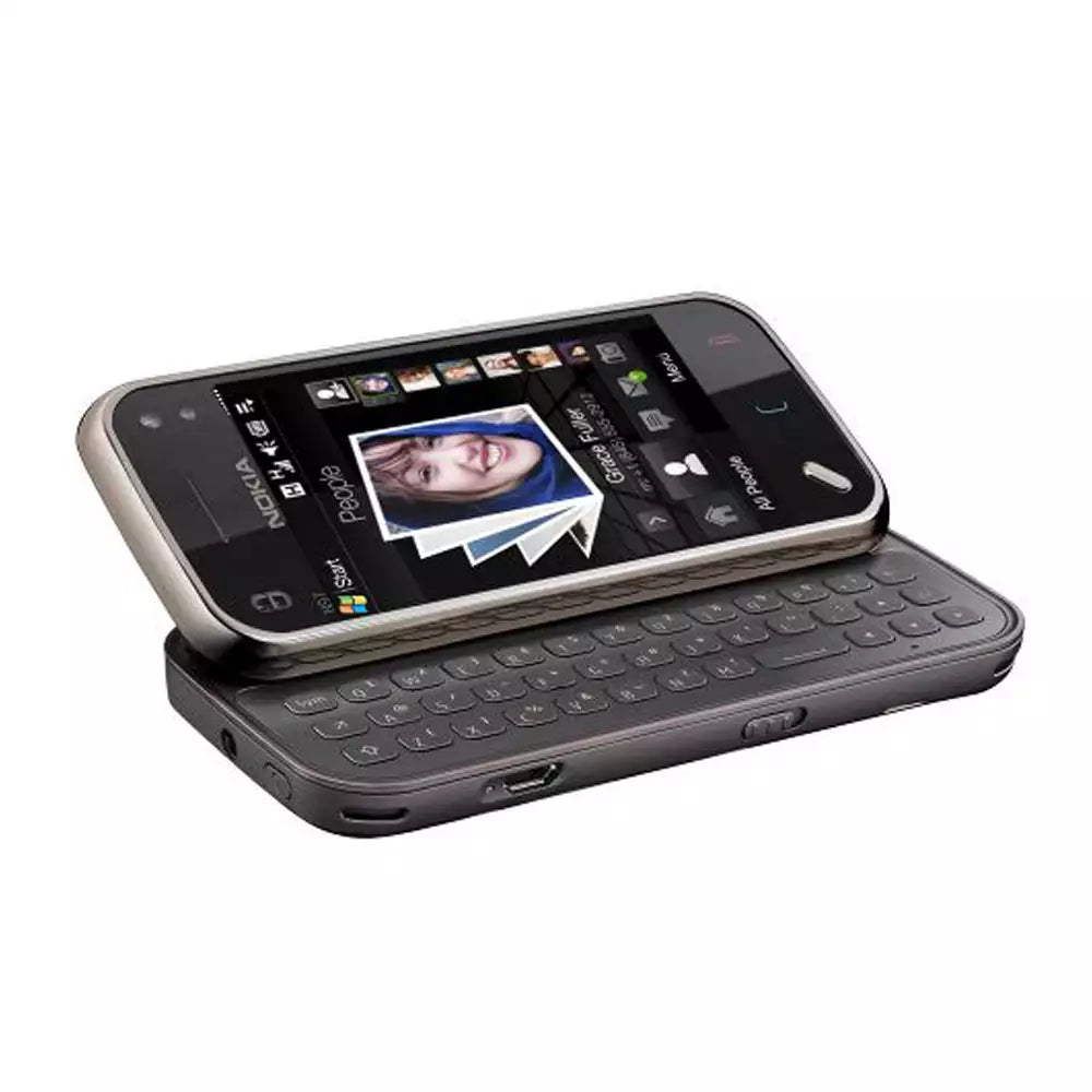 (Pre-Owned, Very Good) Nokia N97 Mini 8GB With Slide-Out QWERTY Keyboard, 5MP Carl Zeiss Camera (Garnet Brown)