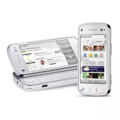 (Pre-Owned, Very Good) Nokia N97 Symbian Touch Smartphone With Slide-Out QWERTY Keyboard and 5MP Carl Zeiss Camera (32GB) (White) (90 Days Warranty)