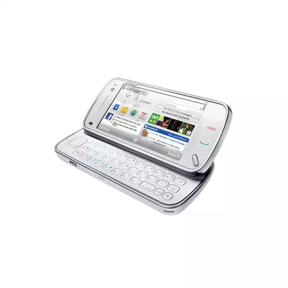 (Pre-Owned, Very Good) Nokia N97 Symbian Touch Smartphone With Slide-Out QWERTY Keyboard and 5MP Carl Zeiss Camera (32GB) (White) (90 Days Warranty)