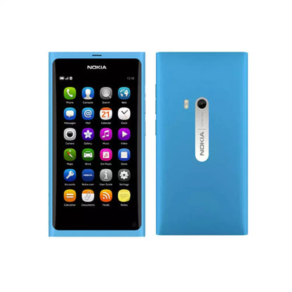 (Pre-Owned, Excellent) Nokia N9 With MeeGo OS, 8MP Carl Zeiss Camera, NFC, Wi-Fi and GPS (Blue) (60 Days Warranty)