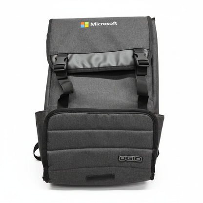 (New/Unused/Sealed) Microsoft OGIO Slalom Gray Premium Laptop Backpack (Gray) (Manufactured By OGIO For Microsoft) (12 Months Warranty)