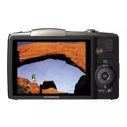 (Pre-Owned, Very Good) Olympus SZ-20 Digital Camera With 12.5x Optical Zoom and Full HD Video Recording (Silver) (60 Days Warranty)