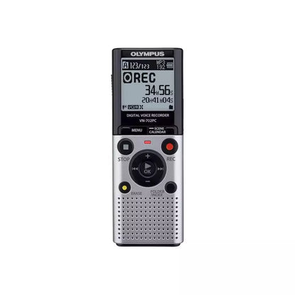 (Pre-Owned, Good) Olympus VN-702PC Digital Voice Recorder (2GB) (Silver and Black) (90 Days Warranty)