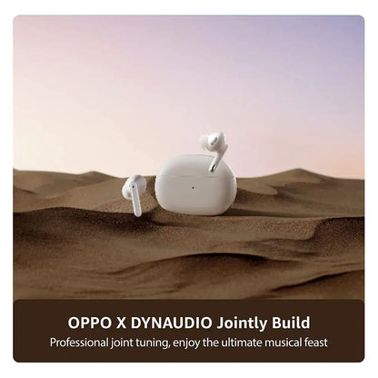 (Pre-Owned, Good) Oppo Enco X Bluetooth Truly Wireless in Ear Earbuds with Active Noise Cancellation Mic, Co-Created With Dynaudio (White) (60 Days Warranty)