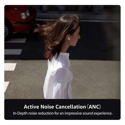 (Pre-Owned, Good) Oppo Enco X Bluetooth Truly Wireless in Ear Earbuds with Active Noise Cancellation Mic, Co-Created With Dynaudio (White) (60 Days Warranty)