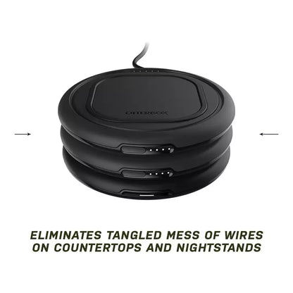 (Open Box Condition) OtterBox OtterSpot Wireless Charging System + 2 Extra Wireless Battery Packs + 60W USB-C OtterBox Power Adapter (90 Days Warranty)