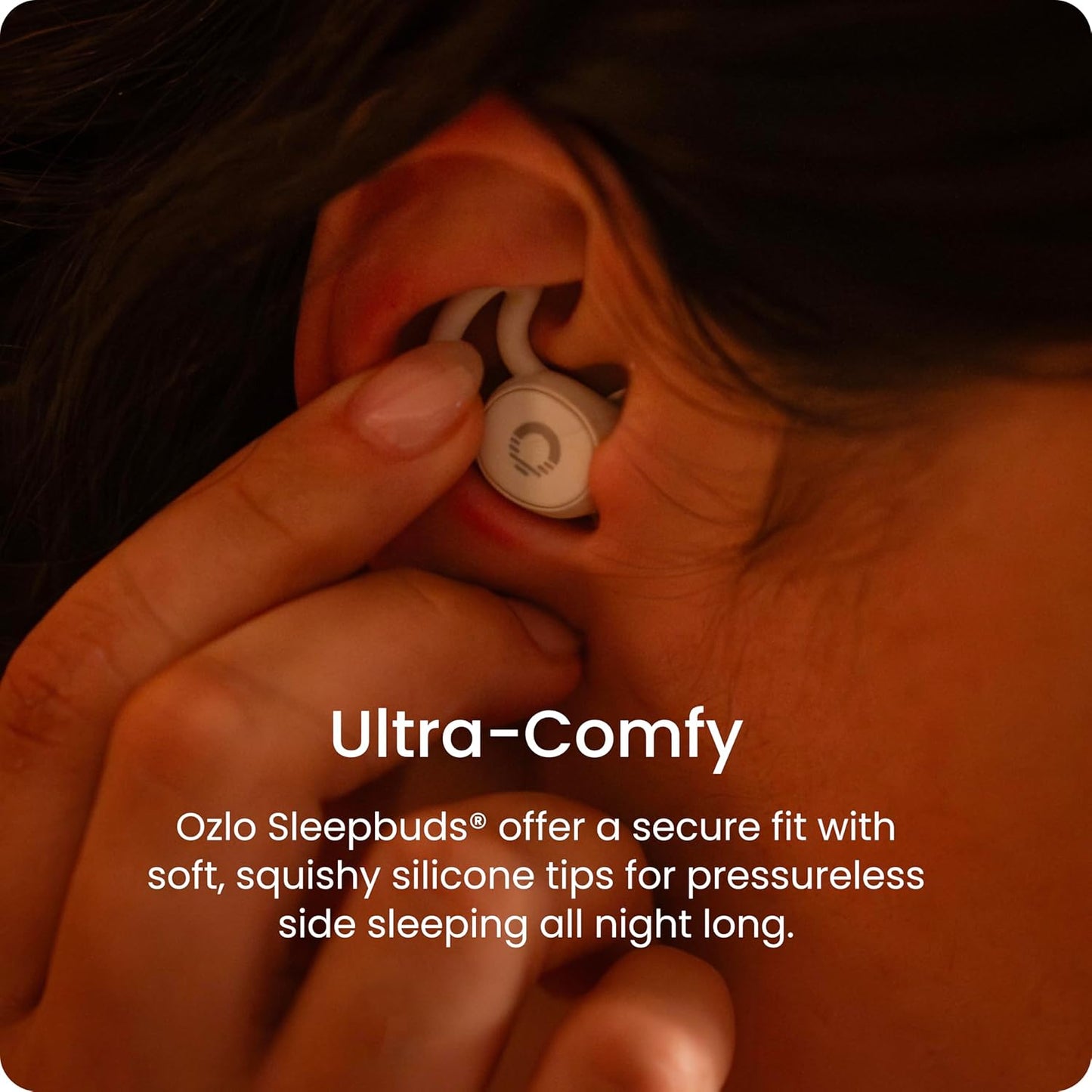 (Open Box) OZLO Sleepbuds True Wireless Sleep Earbuds (White) (90 Days Warranty)