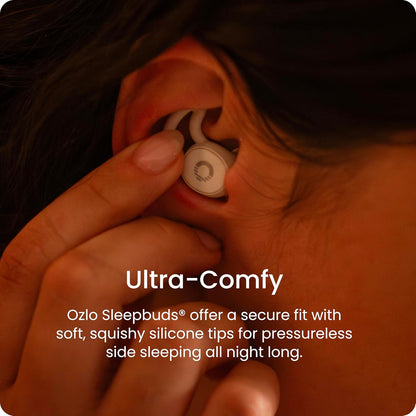 (Open Box) OZLO Sleepbuds True Wireless Sleep Earbuds (White) (90 Days Warranty)