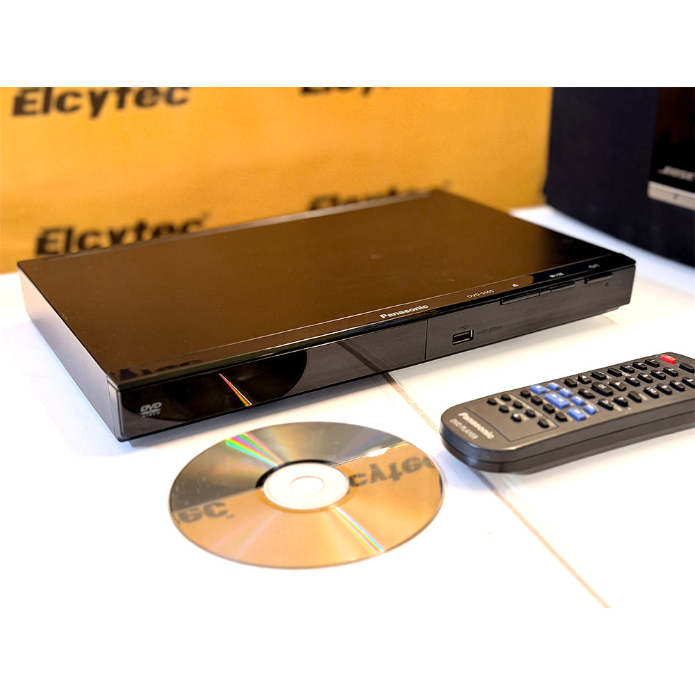 (Pre-Owned, Very Good) Panasonic S505GWK Compact DVD Player With 5.1 Audio Out (Black) (60 Days Warranty)