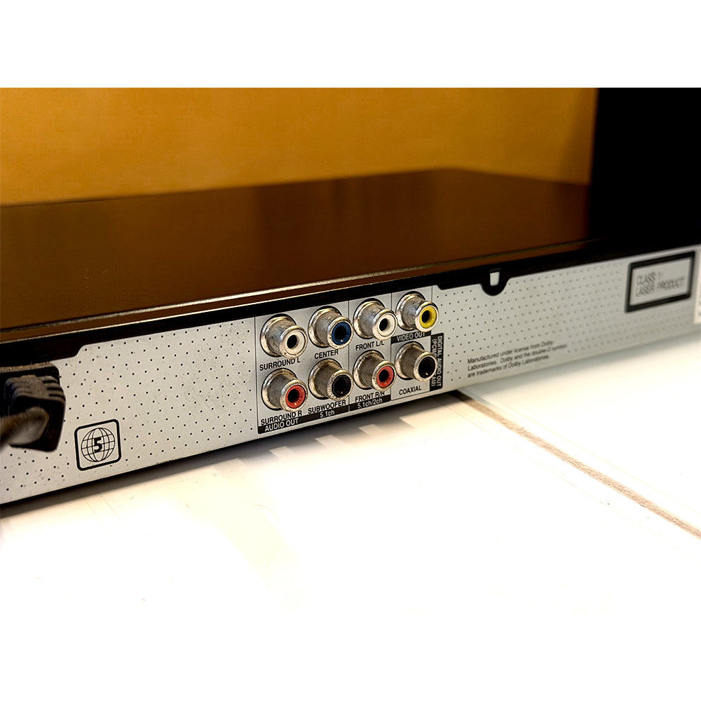 (Pre-Owned, Very Good) Panasonic S505GWK Compact DVD Player With 5.1 Audio Out (Black) (60 Days Warranty)