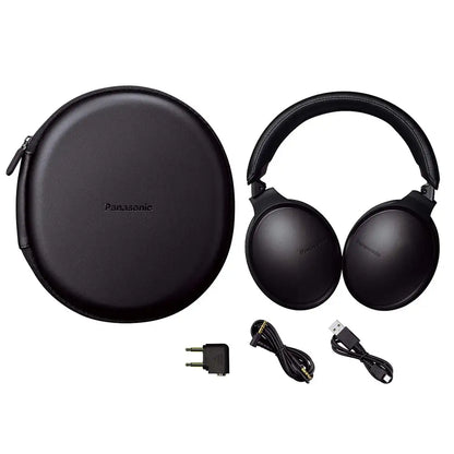 (Pre-Owned, Good) Panasonic Premium Hi-Res Wireless Headphones (RP-HD605N-K) Noise Cancelling Bluetooth Over The Ear Headphone (Black) (60 Days Warranty)