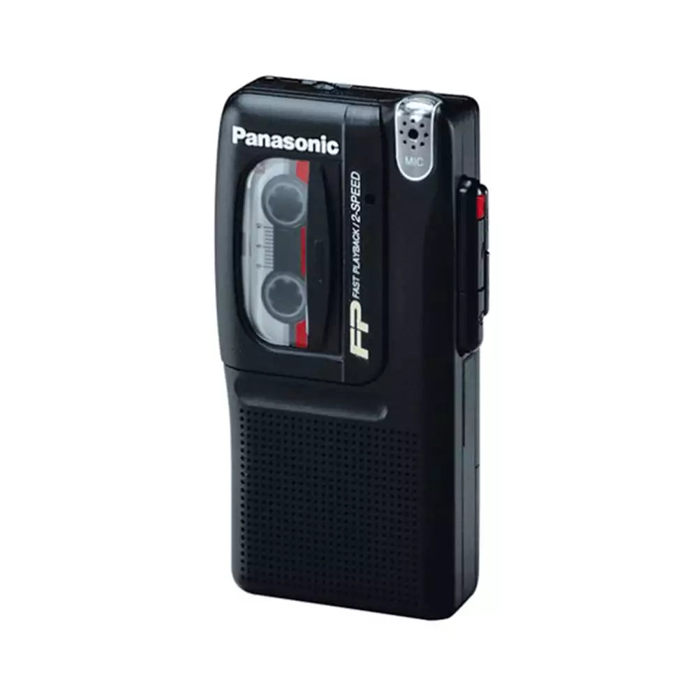 (Pre-Owned, Very Good) Panasonic RN-202 Micro Cassette Player/Recorder (2 Micro Cassettes Included) (Gray) (60 Days Warranty) (Made in Japan)