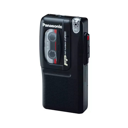 (Pre-Owned, Very Good) Panasonic RN-202 Micro Cassette Player/Recorder (2 Micro Cassettes Included) (Gray) (60 Days Warranty) (Made in Japan)